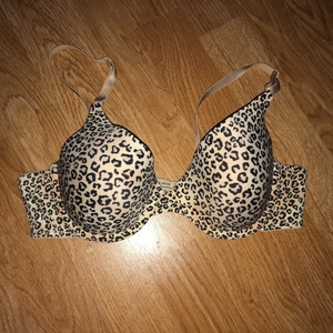 Maidenform 34B Bra Animal Leopard Print Beige mod‎ wife